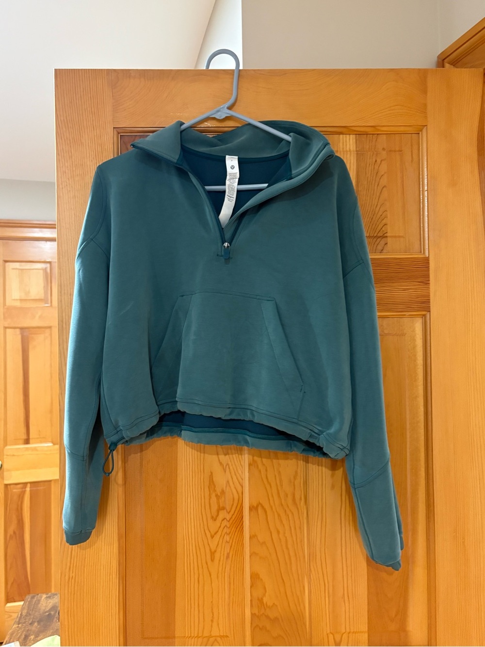 lululemon athletica Teal Half-Zip Hoodie